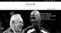 Desktop Screenshot of nbaesp.com