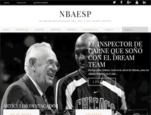 Tablet Screenshot of nbaesp.com